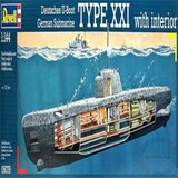 Revell U-Boot Type XXI U 2540 & Interieur Cene