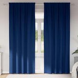  Zavjese za blackout s prstenovima 2 pcs Tamno plava | Eponuda.ba