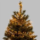 Aigostar LED božićni niz za spoljašnju upotrebu, 300 LED / 8 funkcija, 3x AA, 9,3 m, IP44, topla bela | Eponuda.com