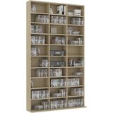 Cd ormarić za CD-ove boja hrasta 102x16x177,5 cm konstruirano drvo | shoptok.hr