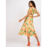 Italy Moda Dress-DHJ-SK-15967.54P-Orange | Shoptok.si