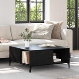  Kava Stol Crni hrast 80 x 80 x 36,5 cm Konstruirano drvo | shoptok.hr