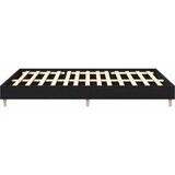  Krevetna konstrukcija Crni hrast 203 x 143 x 25 cm | shoptok.hr