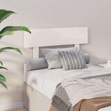  Uzglavlje za krevet bijelo 93 5 x 3 x 81 cm od masivne borovine | shoptok.hr