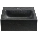 Sapho Crni kameni umivaonik za WC 30x30 cm Blok – | shoptok.hr