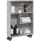  Uska kolica za pohranu boja betona 48x13x68cm konstruirano drvo | shoptok.hr