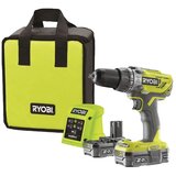 Ryobi R18PD3-220S aku bušilica 18V set sa 2 baterije i punjačem | Eponuda.com