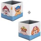 Tekstilni otroški organizatorji za igrače v kompletu 2 ks 27x27x27 cm Paw Patrol –