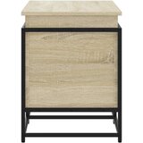 vidaXL Škatla s pokrovom sonoma hrast 100x40x51,5 cm inženirski les | Shoptok.si