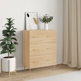 vidaXL Komoda sonoma hrast 69,5x34x90 cm inženirski les | Shoptok.si