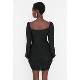 Trendyol Black Draped Detailed Dress | ePonuda.com