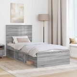  Konstrukcija postelje z vzglavjem Siva Sonoma 90 x 200 cm, (5000103700) | Shoptok.si