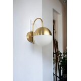 Opviq Küre aplik eskitme beyaz Camlı whitegold wall lamp | ePonuda.com