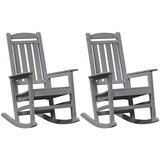  Ljuljačka 2 pcs Svijetlo siva 92 x 70 x 108 cm Polietilen | shoptok.hr