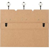 Zidna vješalica za kapute sa 6 kuka "HOME IS" 120 x 40 cm | shoptok.hr