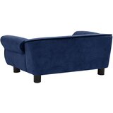 vidaXL Pasji kavč moder 72x45x30 cm iz pliša, (20990068) | Shoptok.si