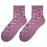 Bratex Socks D-005 Women Women's Winter Half-Terry Pattern 36-41 pink 036 Cene'.'