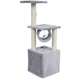 Rebel ANIMALS Grebalica za mačke sa kućicom i tunelom 92cm siva RA-1002 | Eponuda.com