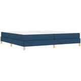  s opruga kutije s madracem Plava 200 x 200 cm tkanina | shoptok.hr
