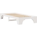 vidaXL Okvir postelje Bela Trden borov les 80 x 200 cm | Shoptok.si