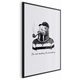  Plakat - I\'m Not Smoking. I\'m Breathing 29.7x42 Crni okvir | shoptok.hr