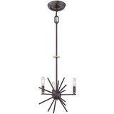 Elstead Lighting Elstead Stropna svetilka s 3 lučmi, zahodnjaška, bronasta, E14, (22097931) | Shoptok.si