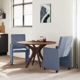  Blagovačke stolice s kotačima 2 pcs Plava 57 x 66 x 94 cm | shoptok.hr