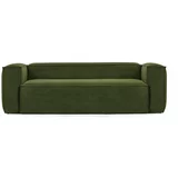 Kave Home Zelena sofa od samta 240 cm Blok –