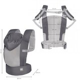 Kinderkraft nosiljka CARRYBEE, Grey | shoptok.hr