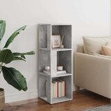 vidaXL Kutni ormarić siva boja betona 33 x 33 x 100 cm od iverice | shoptok.hr