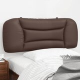  Jastuk za uzglavlje Hvar smeđi 100 cm od umjetne kože | shoptok.hr