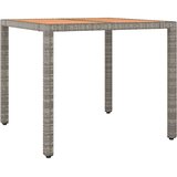 vidaXL 3-dijelni vrtni bistro set od poliratana s jastucima sivi | shoptok.hr