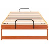  Krevetna konstrukcija Smeđa 80 x 220 cm Čvrsto borovo drvo | shoptok.hr