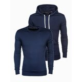 Ombre BASIC men's sweatshirt set - navy 2 | Shoptok.si