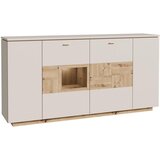 Hom`in komoda, barve hrasta, peščene barve | Shoptok.si