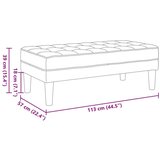  Set od 2 sofe s jastucima Plava tkanina | shoptok.hr