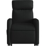  Naslonjač na podizanje od tkanine crni | shoptok.hr