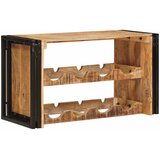  Stalak za vino Smeđa 80 x 45 x 33 cm Čvrsto Grubo Drvo Manga | shoptok.hr