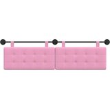  Držeće uzglavlje Zidne tkanina - Ružičasta 160 cm bez LED | shoptok.hr