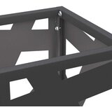  Stalak za kišobrane s pohranom Crna 15,5 x 15,5 x 49 cm Čelik | shoptok.hr