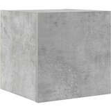 Maison Chic Stenska TV omarica - TV stojalo - Televizijska omarica betonsko siva 30,5x30x30 cm, (21702300) | Shoptok.si