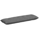  Jastuk za leđa Tamno siva 160 x 50 cm Mikrofiber tkanina | shoptok.hr