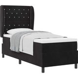  Krevet s opruga kutije s madracem Crna 200 x 80 cm Baršun | shoptok.hr
