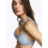 Reserved Push-up grudnjak s čipkom - bljedoplavo | shoptok.hr