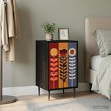  Noćni ormar ESSEN Crni hrast 36 x 33 x 61 cm Konstruirano drvo | shoptok.hr