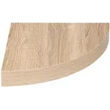 Zidna ugaona polica fiksna 25x25x3,8 cm MDF