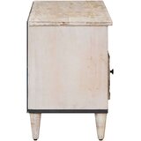 TV ormar s ladicama Bijelo 100 x 33 5 x 46 cm Čvrsto drvo manga - Bijelo | shoptok.hr