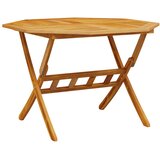  Sklopivi vrtni stol Ø110x75 cm od masivnog bagremovog drva | shoptok.hr