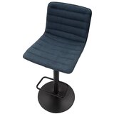 Mauro Ferretti Modrozelen/črn barski stol z nastavljivo višino (višina sedeža 61 cm) Malia – | Shoptok.si