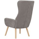  Stol za sproščanje svetlo siv žamet, (20935479) | Shoptok.si